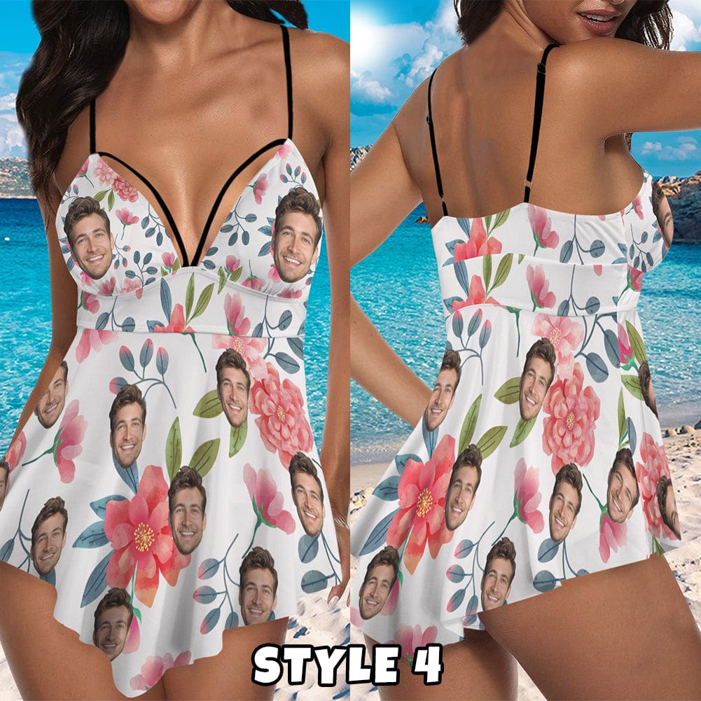 Custom Face Swimsuit Women&