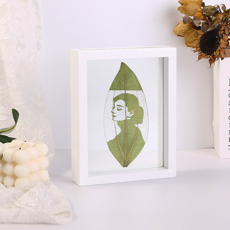 Personalized Leaf Carving Photo Frames