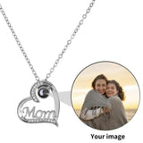 Custom Photo Necklace Fresh-keeping Rose Necklace Moss Bear Gift Box Set Perfect Gift for Mother