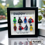 Personalized Superhero Dad Frame Fathers Day Gift Super Dad Gift For Dad Papa Husband | Birthday Gift For Him