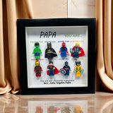 Personalized Superhero Dad Frame Fathers Day Gift Super Dad Gift For Dad Papa Husband | Birthday Gift For Him