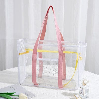 Handbag PVC Transparent Travel Bag Storage Bag Convenient Swimming Bag Outdoor Beach Bag