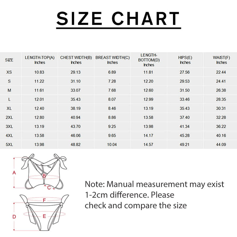 Custom Face Solid Color Deep V Neck Tie Side Low Waisted Triangle Bikini Personalized Bathing Suit Women's Two Piece Swimsuit Summer Beach Pool Outfits