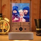 Custom Photo&Song Title&Artist Name Family Clear Acrylic Music Plaque