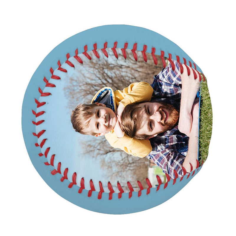 Custom Photo Happy Father's Day Baseball Personalized Baseball Gift for Any Baseball Fan