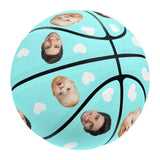 Custom Face Basketball Personalized Basketball Gift for Any Basketball Fan