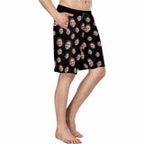 Custom Face Simple Personalized Photo Men's All Over Print Casual Shorts