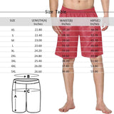 Custom Face Smash Seamless Personalized Photo Men's Elastic Beach Shorts