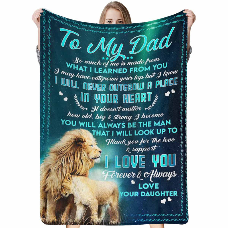 To My Dad Ultra-Soft Micro Fleece Blanket