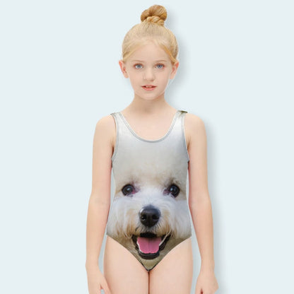 Custom Big Pet Face One Piece Kid&