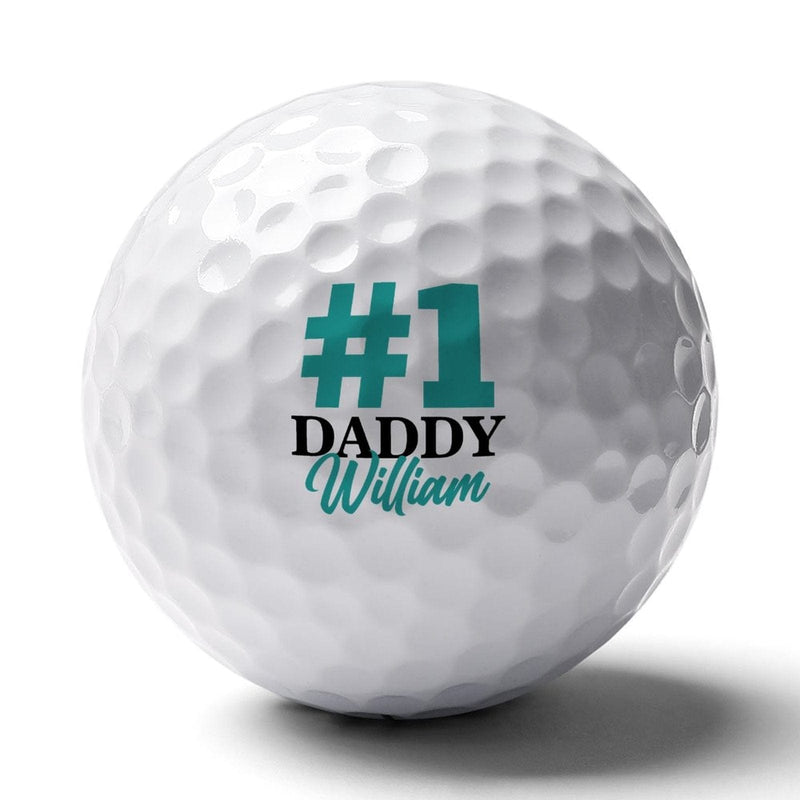 Custom Face&Name Daddy Golf Balls Father's Day Golf Gift Golf Balls for Dad Personalized Funny Golf Balls Create Your Own Golf Balls