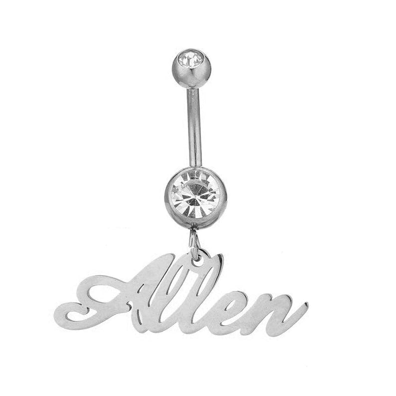 Custom Name Belly Ring Navel Ring Navel Piercing Personalized Belly Jewellery