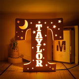 Custom Name Decor Led Night Light Engrave Stars and Moon Light Up Letters for Wall Alphabet Letters Light