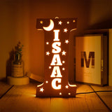 Custom Name Decor Led Night Light Engrave Stars and Moon Light Up Letters for Wall Alphabet Letters Light