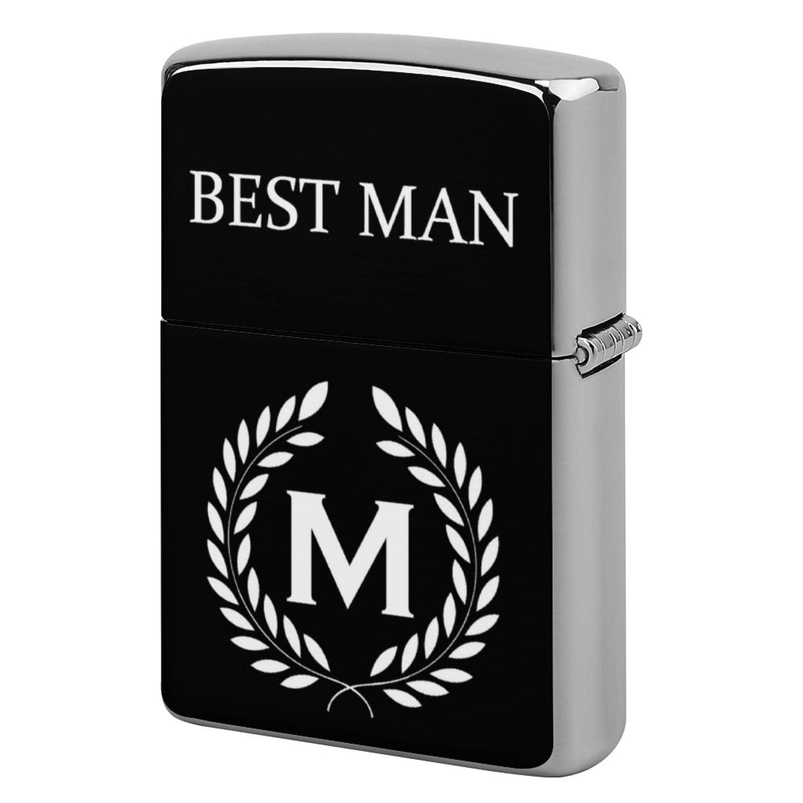 [Free Shipping]Custom Text&amp;Letter Metal Single-Sided Printing Lighter Housing Personalized Lighter Case Father&