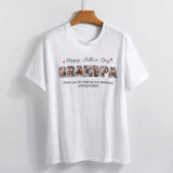 [Upload 3 Photo] Custom Happy Mother's Day Father's Day Family Photo Collage Light Shirts Gift For Mom/Dad/Grandma/Grandpa