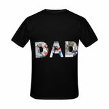 Custom Photo Dad Shirts with Personalized Pictures Men's All Over Print T-shirt for Father