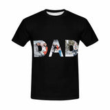 Custom Photo Dad Shirts with Personalized Pictures Men's All Over Print T-shirt for Father