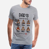 Personalized Name Shirts I Love You Dad Men's All Over Print T-shirt Create Your Own Tee for Father's Day