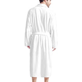 Custom Face White Funny My Hero Men's Summer Bathrobe Gifts for Him-Father's Day Gift