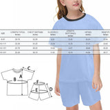 Custom Face Seamless Crew Neck Short Pajama Set Funny T-shirt &Shorts