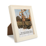 Custom Photo&Text Family Happy Time Solid Wood Jigsaw Puzzle Frame