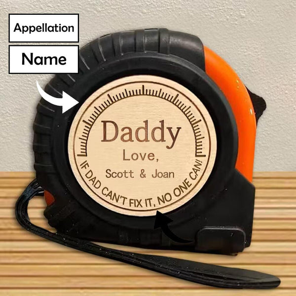 Custom Name&Appellation Tape Measure Father's Day Gift Personalized Gifts for Dad Husband Grandpa