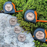 Custom Name Tape Measure Father's Day Gift Personalized Gifts for Dad Husband Grandpa No One Measures Up To You