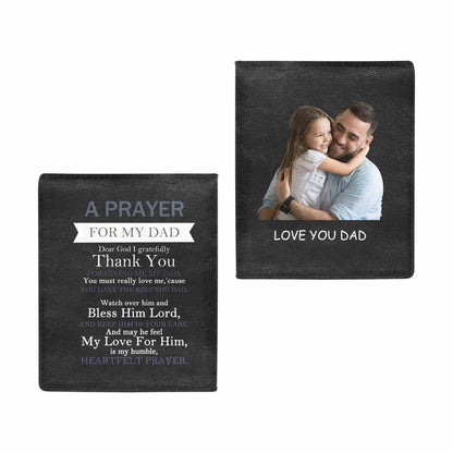 Custom Photo Letter To Father Bifold Men&