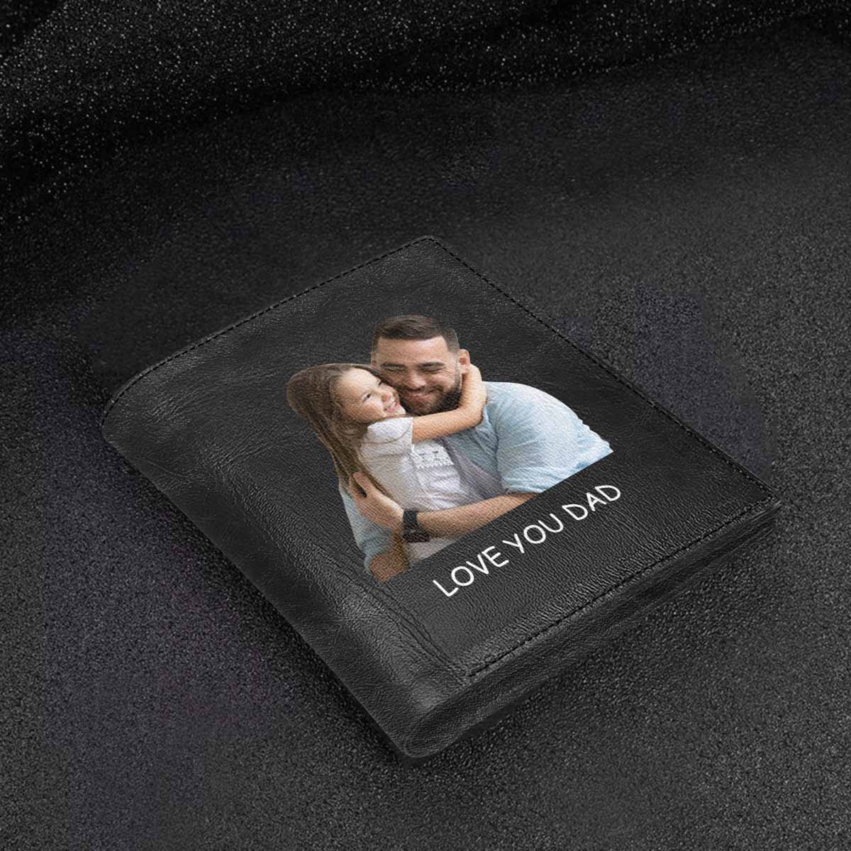 Custom Photo Letter To Father Bifold Men&