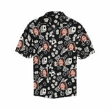 20230621-戴乐康-2  Men&#039;s All Over Print Hawaiian Shirt (Model T58)(Each Part With Different Printing)