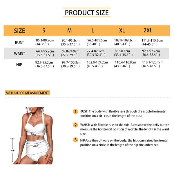 Custom Face Seamless Strap Two-piece Bikini Swimsuit