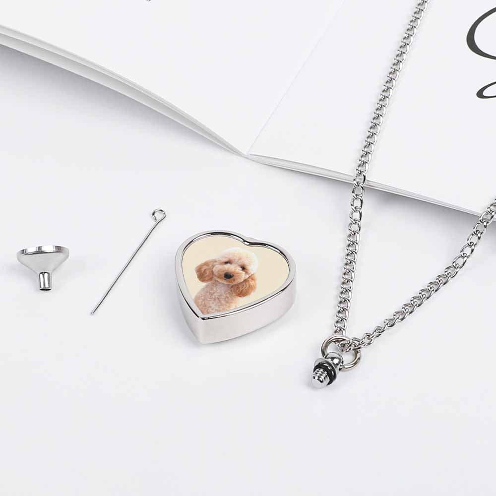 Custom Photo Pet urn Necklace Pet Loss Memorial Necklace Personalized Pet Loss Gift