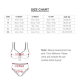 Custom Pineapple&Leaves Face Strap High Waist Bikini Personalized Two Piece Swimsuit Bathing Suit