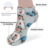 Father's Day-Custom Photo Stitching Dad Socks Low Cut Ankle Socks