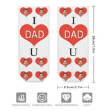 Personalized Dad Socks Custom Face I Love Dad White Background Ankle Socks For Australian Father's Day