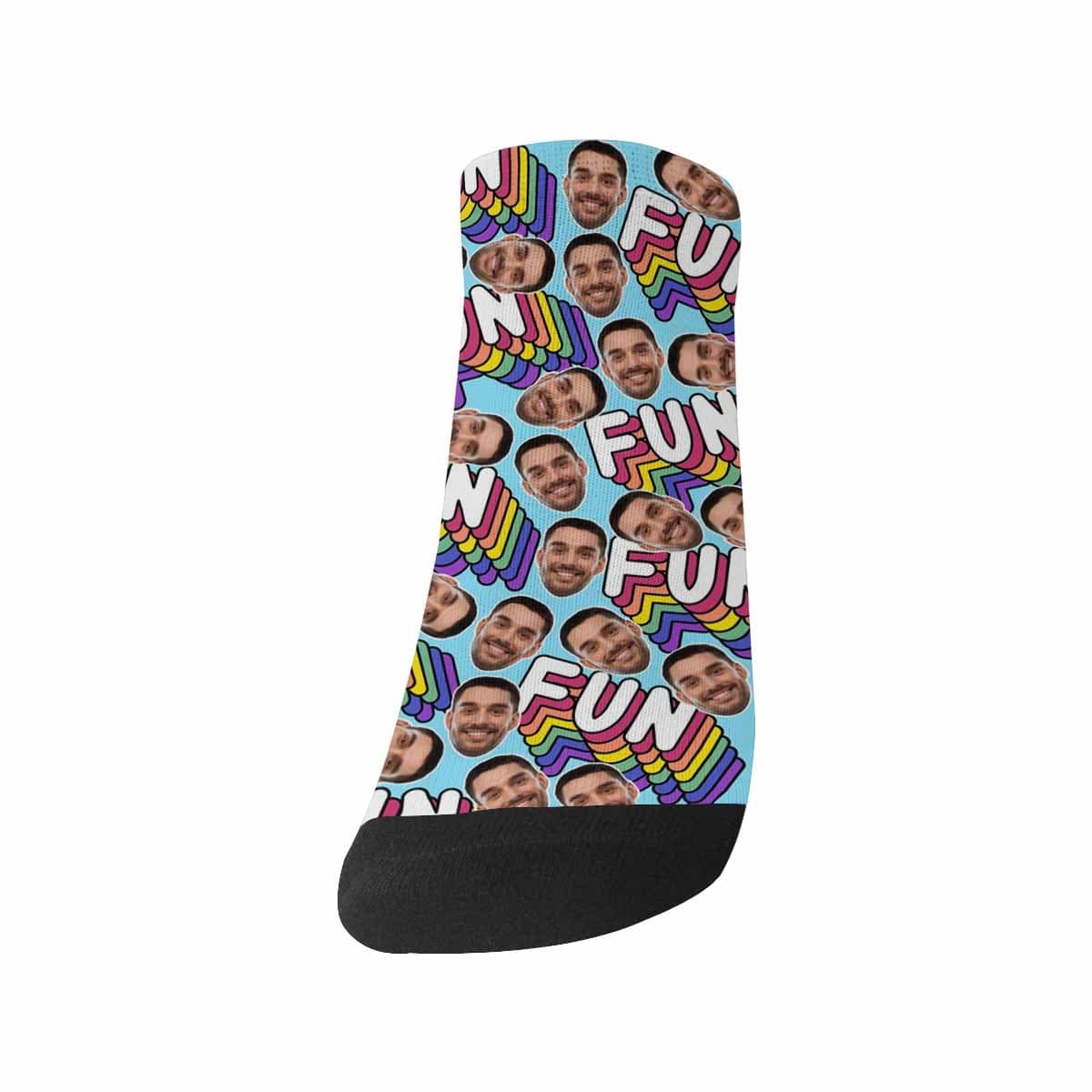 Custom Socks with Boyfriend Face Personalized Fun Women&