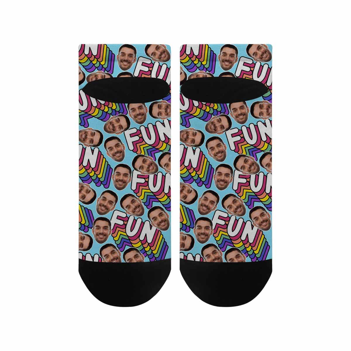 Custom Socks with Boyfriend Face Personalized Fun Women&