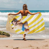 Custom Personalized Face Beach Towel The Best Gift For Funny People