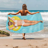 Custom Personalized Face Beach Towel The Best Gift For Funny People