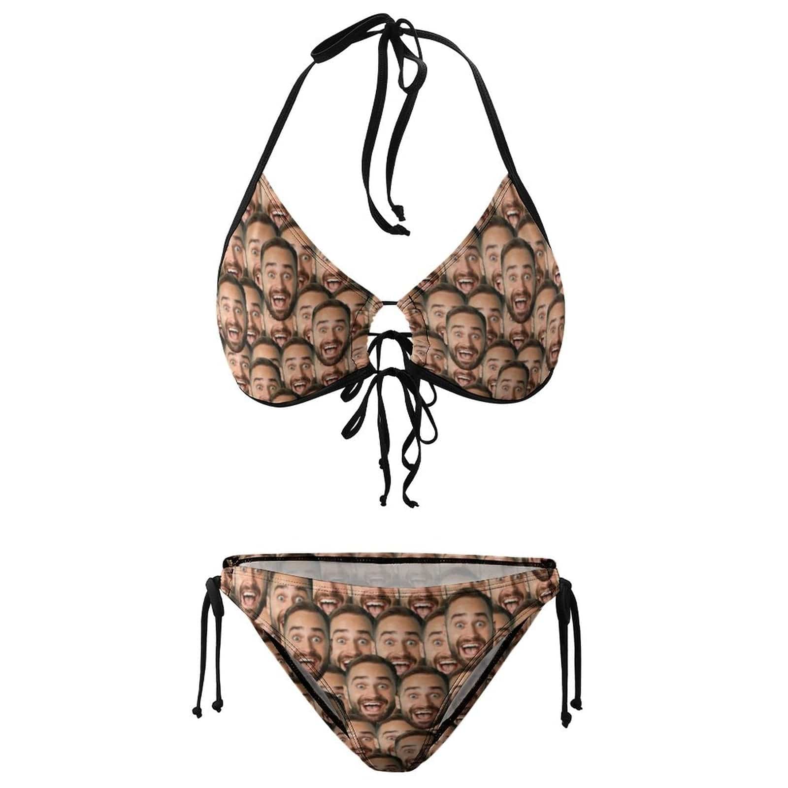 Custom Face Sexy Bikini Personalized Swimwear Women&