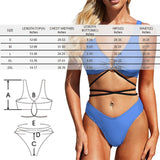 Custom Face Leopard Tie Bond Low Waisted Bikini Bathing Suit Personalized Women's Two Piece Swimsuit Beach Outfits