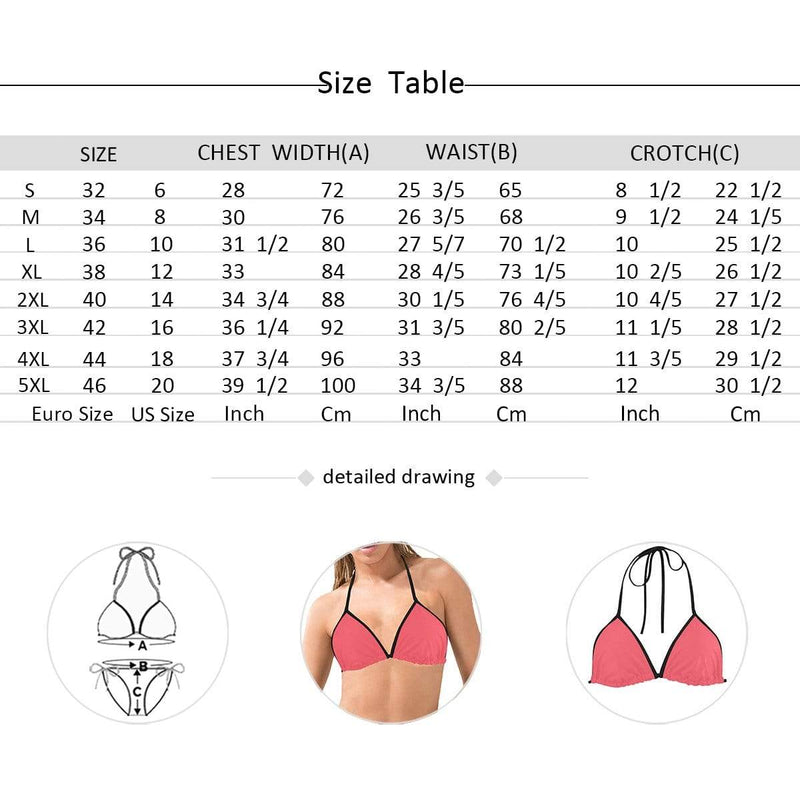 Custom Face Personalized Bikini Swimsuit Top