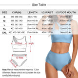 Custom Seamless Face Cutout Top High Waisted Bikini Personalized Women's Two Piece Swimsuit Beach Outfits