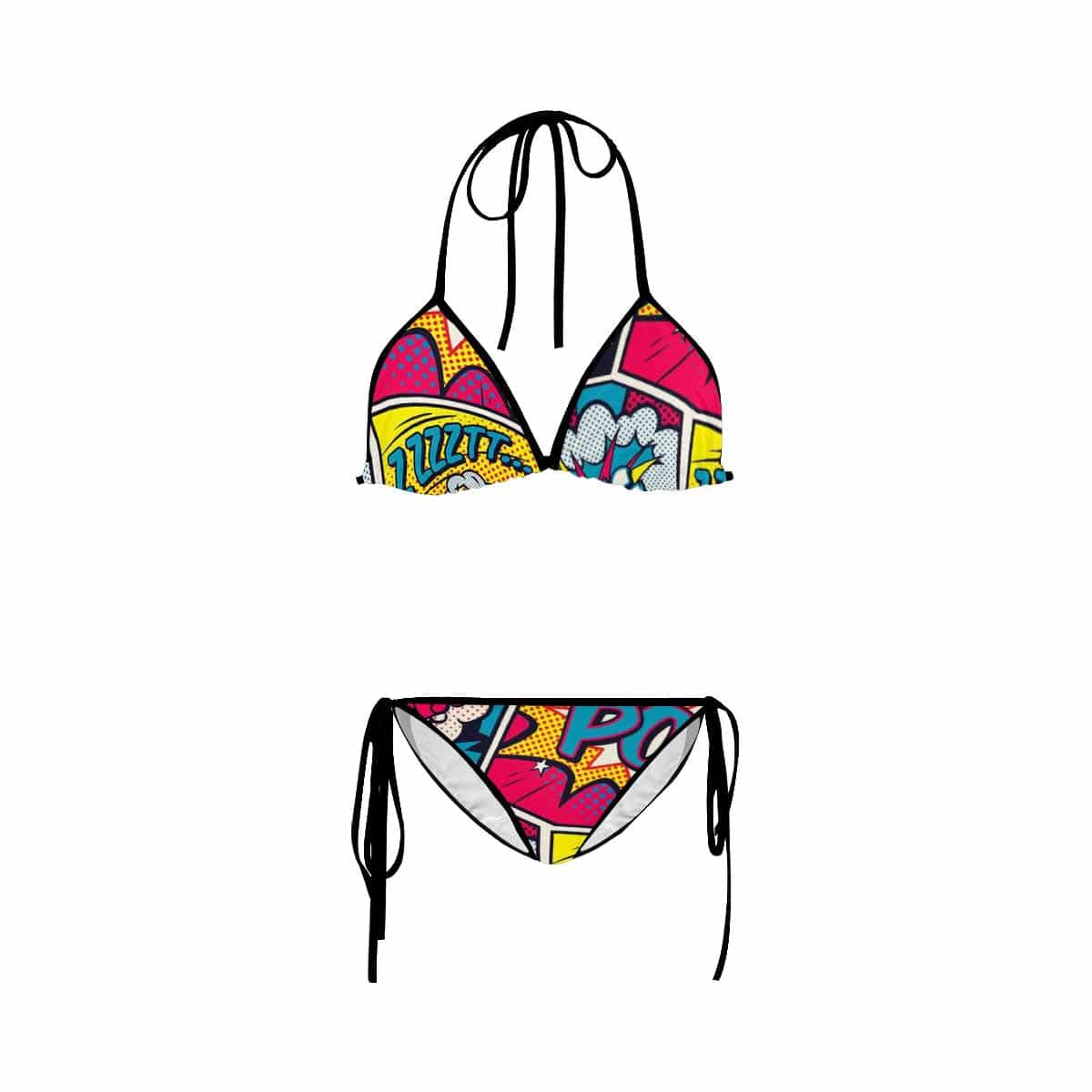 [S-5XL] Custom Pattern Bikini Swimsuit Just Uplode Your Picture Women&