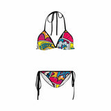 [S-5XL] Custom Pattern Bikini Swimsuit Just Uplode Your Picture Women's Two Piece Bathing Suit Summer Beach Pool Outfits