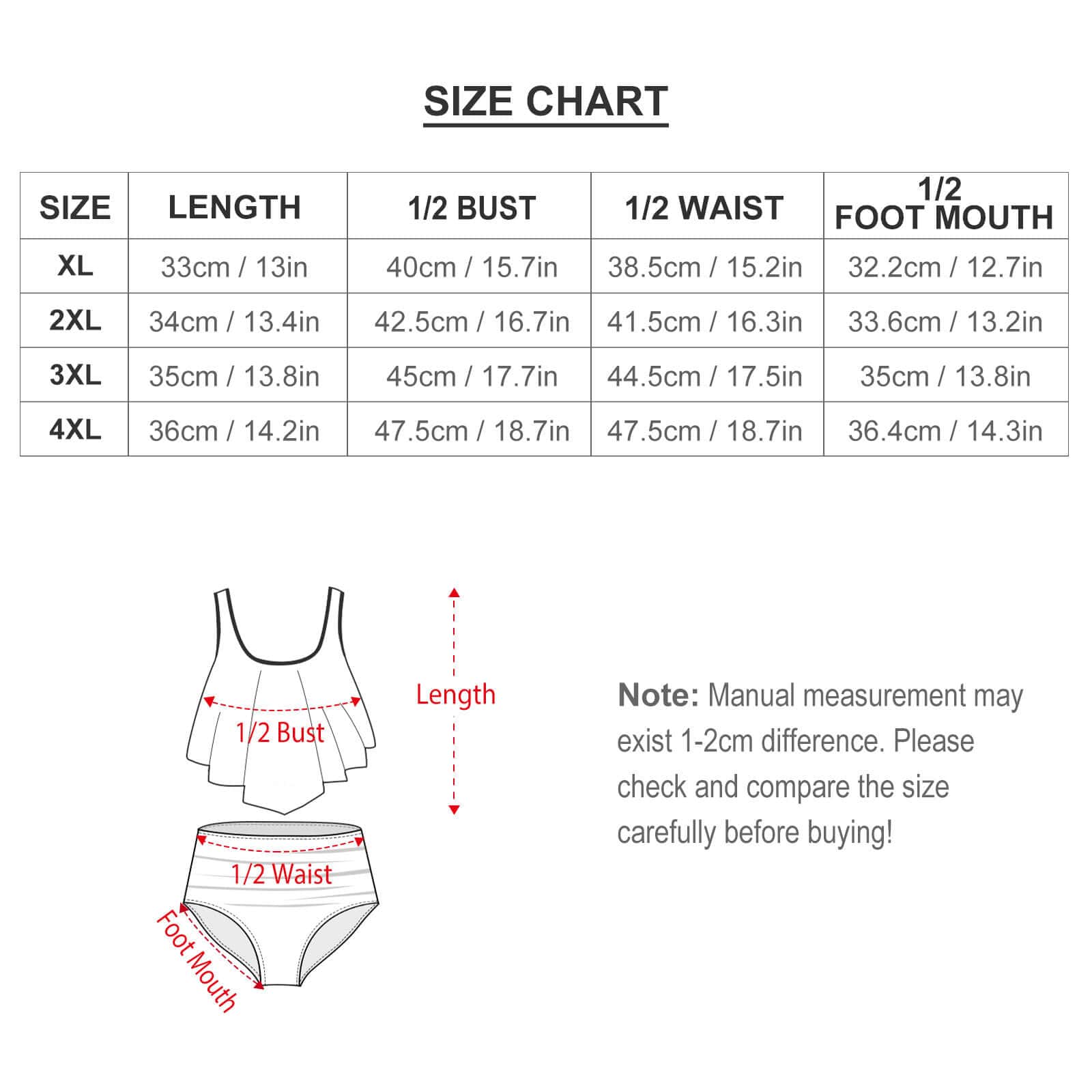 Plus Size Custom Seamless Face Long Ruffle Hem Bikini Personalized High Waisted Bikini Swimsuit Two Piece Summer Beach Pool Outfits