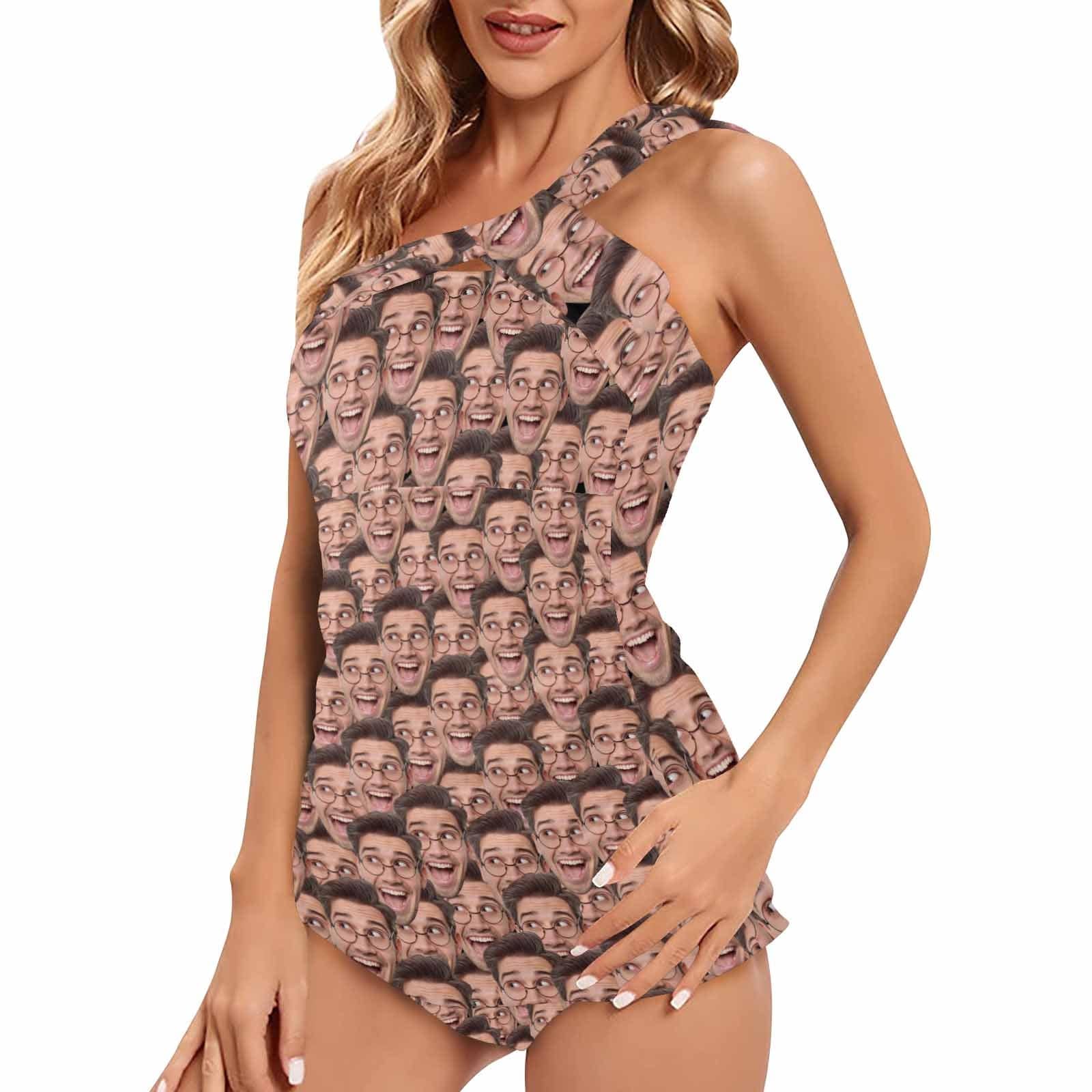 Dstorygifts Swimsuit_3P Custom Muti Face Swimsuit With Face Personalized Face Women&