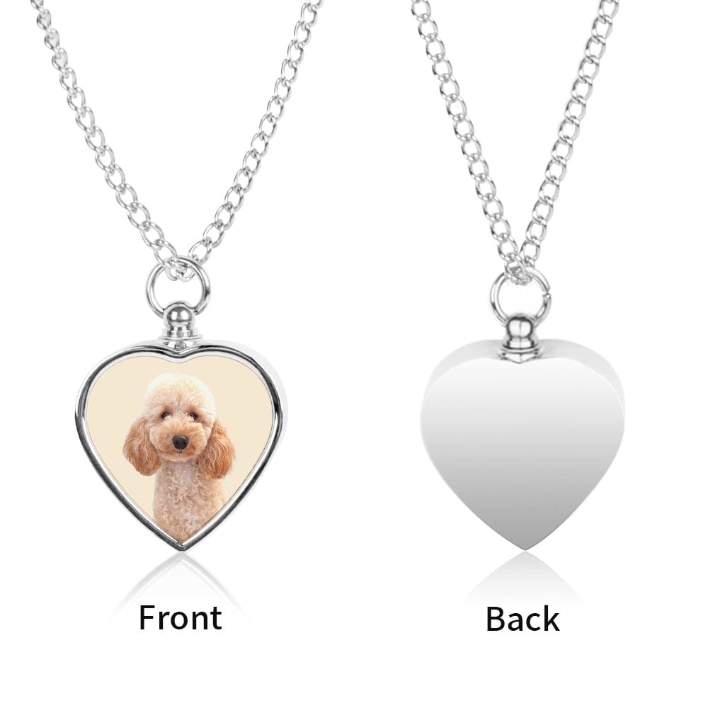 Custom Photo Pet urn Necklace Pet Loss Memorial Necklace Personalized Pet Loss Gift