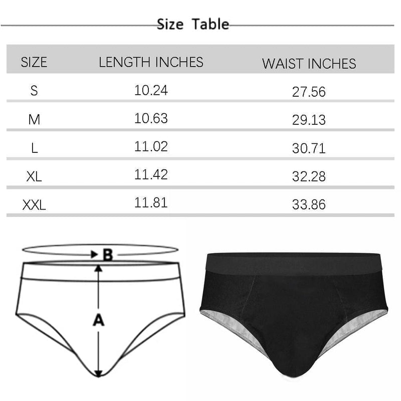 Custom Name Undies Elephant Men's Mid Rise Briefs Put Your Name on Personalized Underwear for Men Design Unique Gift